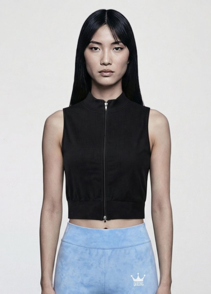 Melanie Zip Up Top