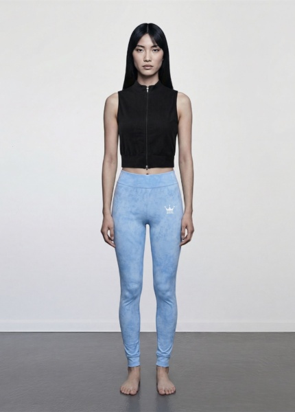 Monika Yoga Pants with black zip top